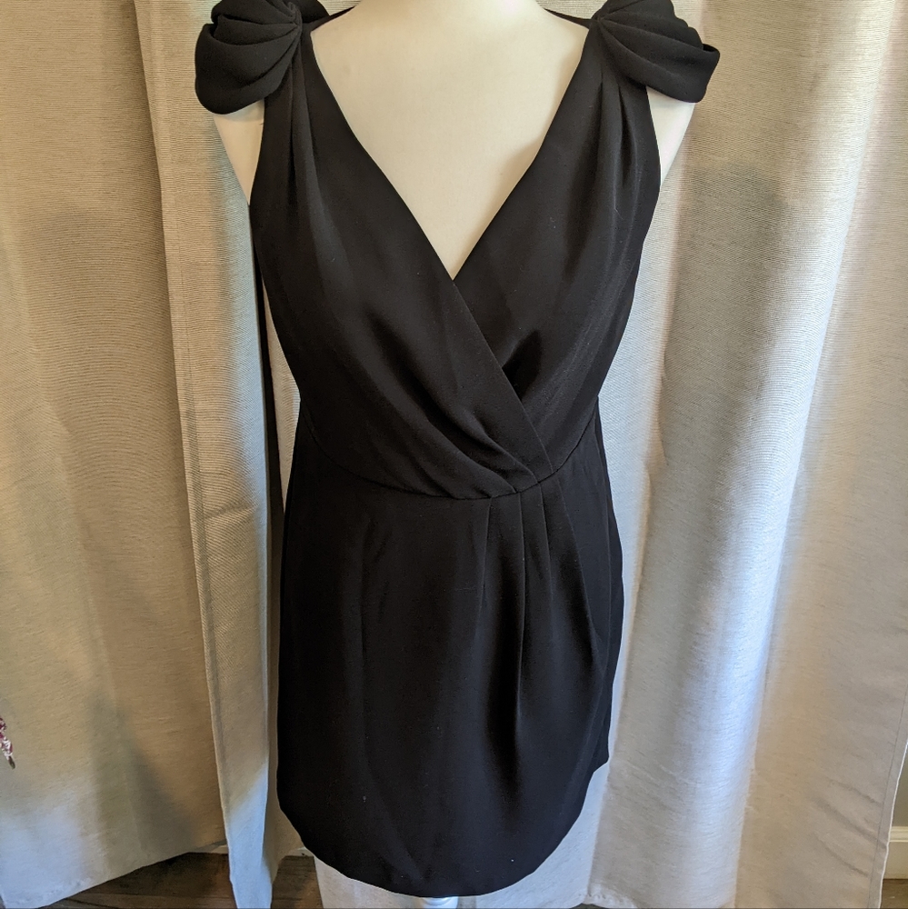 Black cocktail dress